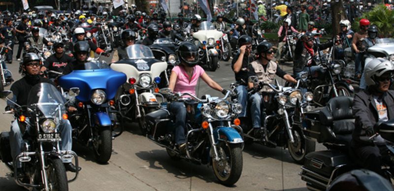  HOAX Rombongan Harley  Davidson  Indonesia  Palembang 