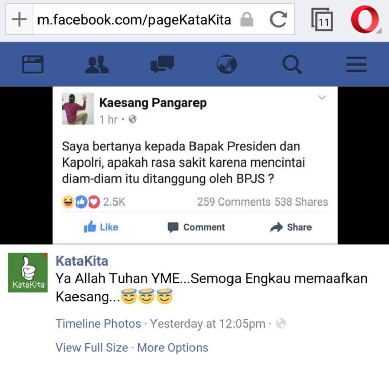  HOAX Kaesang Sindir SBY Dalam Akun  Media Sosialnya 