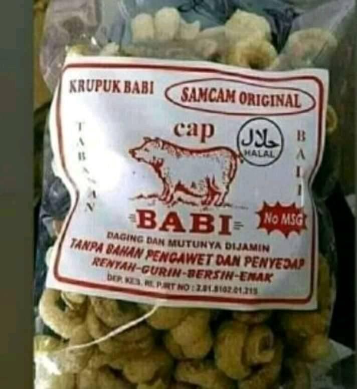  SALAH Krupuk Babi Ber Label Halal  TurnBackHoax ID