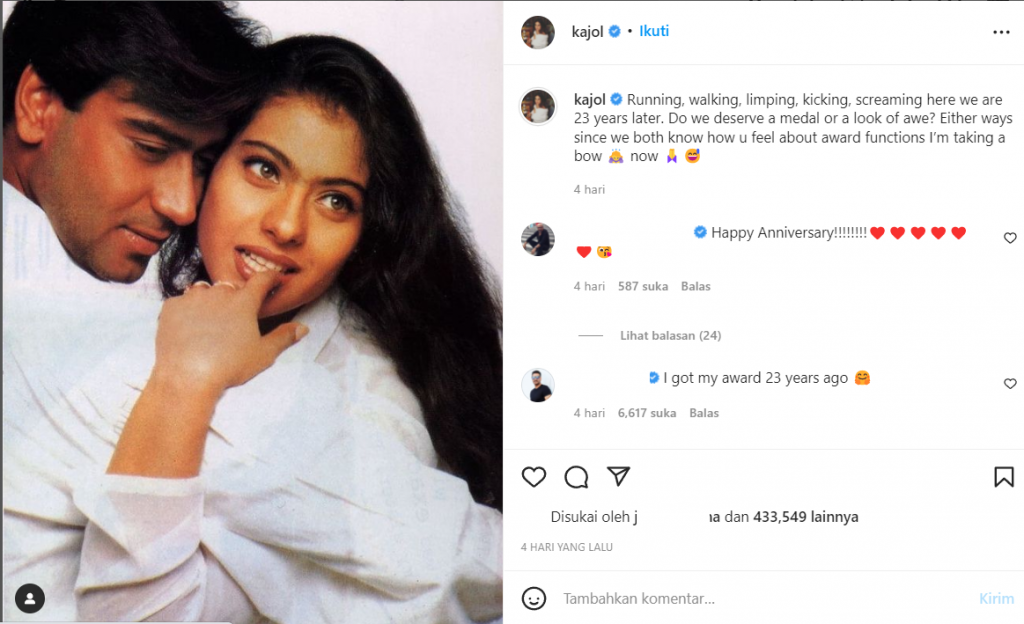 [SALAH] Kajol Devgan Meninggal Dunia – TurnBackHoax.ID