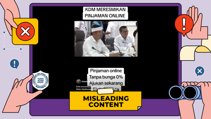 header KDM Resmikan pinjol bunga 0 persen