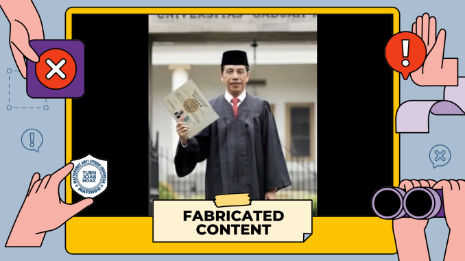 header jokowi tunjukan ijazah asli