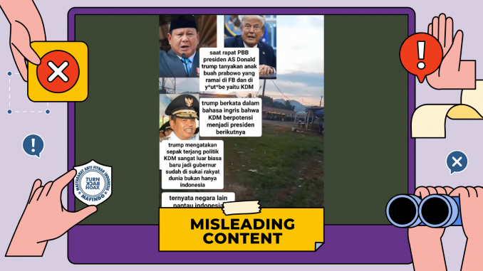 header donald trump bahas kdm